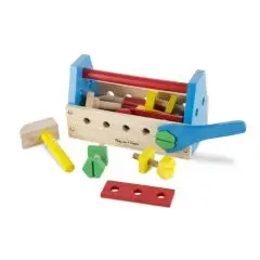 Værktøjskasse i træ til børn fra Melissa & Doug - Bygge og værktøj