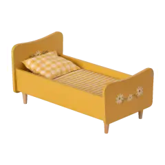 Maileg Træseng mini til kaniner - Gul - Nusseklude