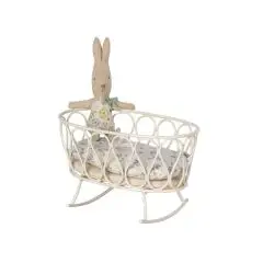 Maileg Vugge m. sovepose til MY - Blå - Dinosaurer