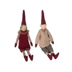 Maileg medium Pixy nisser 2021 par nr. 1 - Pige og dreng - Sømbræt