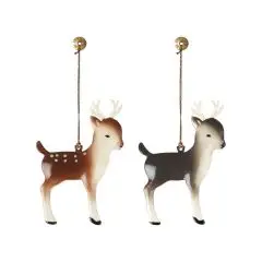 Maileg Ornament i metal, Bambi - 2 varianter - Sengetøj