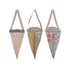 Maileg Kræmmerhus ornamenter i stof - Sæt af 3 stk. - Superhelte Udklædning