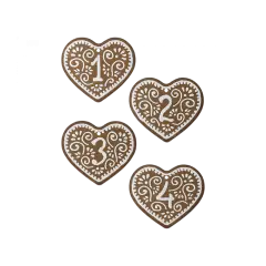 Maileg Honningkage gavemærker Adventskalender nr. 1-4 - Kalendergaver & Adventsgaver