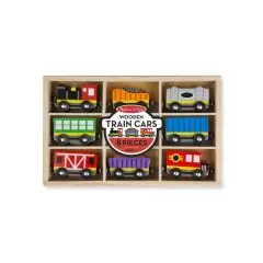 Togvogne i Træ, Magnetisk - Melissa & Doug - Modellervoks & Legesand