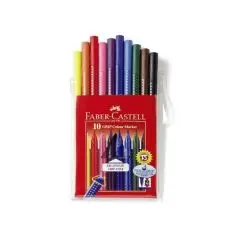 Faber Castell - 10 stk soft grib farve tusser* - Plakater
