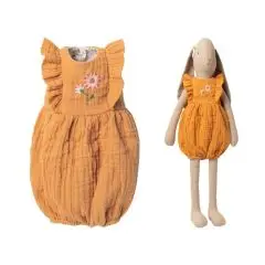 Maileg Jumpsuit karrygul til Bunny size 4 - 
