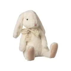 Maileg Fluffy Bunny, Hvid - X-Large - Sengetøj