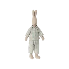 Maileg Rabbit Size 2 i ternet pyjamas - Tryllesæt