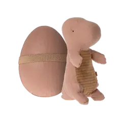 Maileg Gantosaurus i æg, small - Gammel rosa - 