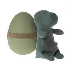 Maileg Gantosaurus i æg, small - Mørk petrol - Tumling