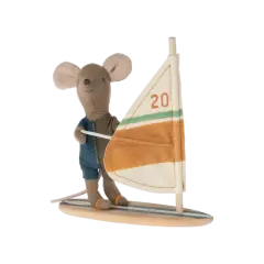 Maileg Surfer strandmus -  lillebror mus - 