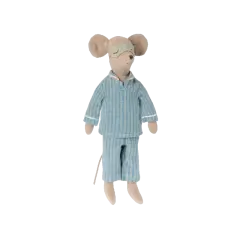 Maileg Medium mus dreng i pyjamas - 