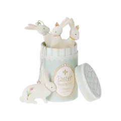 Maileg Easter Bunny Ornaments 5 stk. i æske - 