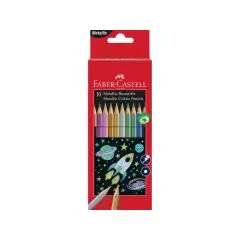 Faber-Castell Metallic Farveblyanter, 10 stk. - Pusle og Pleje