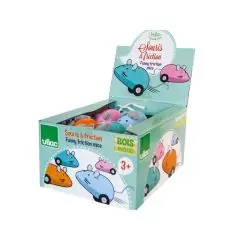 Vilac Køremus i træ - Vælg selv farve - 