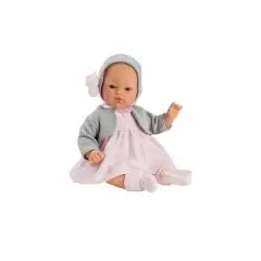 Así Babydukke Koke 36 cm - Vintagekjole - Julegaver til piger