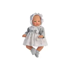 Babydukke Koke, Kjole med Bamseprint - Así - Legetøj efter alder