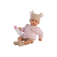 Babydukke Koke, Lyserød Termojakke - Así - Sengehimmel