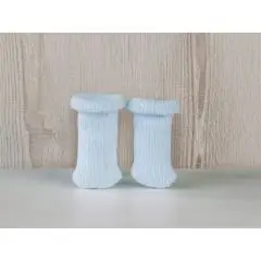 Así Sokker til dukker - Lyseblå - 