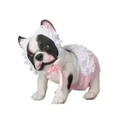 Así Reborn Bulldog Lily 32 cm - Lyserøde mamelukker - 