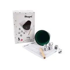 Magni Yatzy spil - Legetelte og Tipier