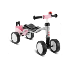 PUKY Wutsch Bundle Bunny, Min første cykel - Grå/Rosa - Legetøj til haven