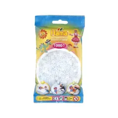 HAMA Midi Perler 1.000 stk., Klar - Perler og perleplader