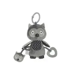 Smallstuff Aktivitetslegetøj Ugle - Grå - Barselsgaver