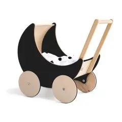 Ooh Noo dukkevogn i træ med tavleeffekt - 