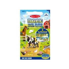 2. SORTERING - Melissa & Doug Take-along magnetisk puslespil  - Bondegård - Sovetid
