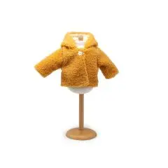 MaMaMeMo Dukketøj 40 cm dukke - Plysjakke m. hat - Dyre Udklædning