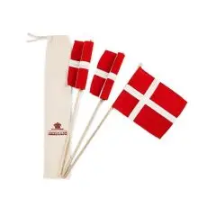 Langkilde & Søn Hurraflag Dannebrog 3 stk. - 