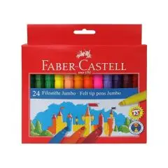 Jumbo tusser i 24. stk. fra Faber Castell - Sengetøj