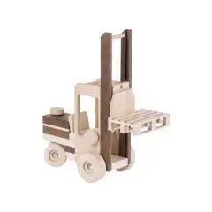 Goki Gaffeltruck - 100% ubehandlet træ - Klistermærker