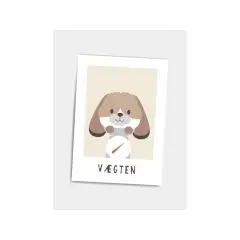 Børneplakat Stjernetegn A5  - Vægten - Plakater