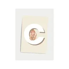 Børneplakat med bogstav C - Plakater