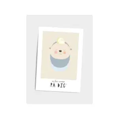 V har ventet på dig (Dreng), A5 plakat el. kort - Dialægt Citatplakat - Uroer