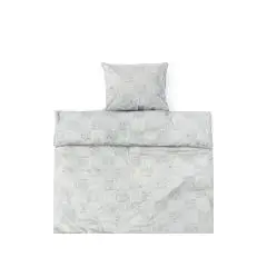 Smallstuff Junior Sengetøj med Elefanter - Grå - Sengetøj