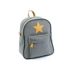 Smallstuff Large Rygsæk i kanvas - Mørk grå - Plakater