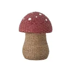 Bloomingville Mini Kurv m låg Paddehat - Søgræs - Kids by Friis