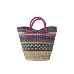 Bloomingville Mini Gita Taske, rosa - Søgræs - Kids by Friis