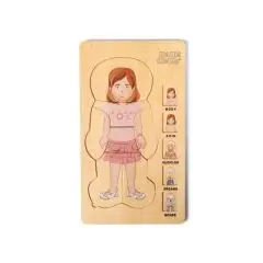 MaMaMeMo 5-lags puslespil m. pige kroppen - 