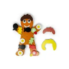 MaMaMeMo Kagemand - Legemad i træ - Klistermærker