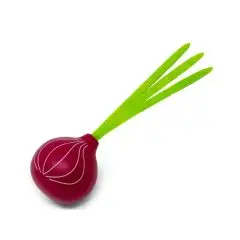 MaMaMeMo Rødløg m. top - Legemad i træ - Puslespil