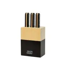 MaMaMeMo Knivblok m. 3 knive - Udklædning og fastelavn