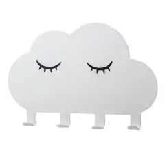 Bloomingville Mini Knagerække Adisa i hvid metal - Børneservice