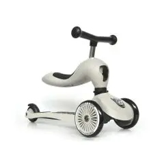 Scoot and Ride Highway Kick 1 - Scooter og løbehjul 2-i-1 - Ash - 