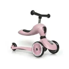 Scoot and Ride Highway Kick 1 - Scooter og løbehjul 2-i-1 - Rose - Legekøkkener og Legemad