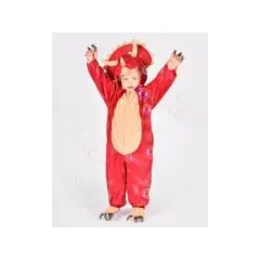 Den Goda Fen Dinosaur Triceratops udklædning str. 98-104 - 