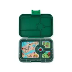 Yumbox madkasse Tapas 4 rum - NYC grøn - Spisetid